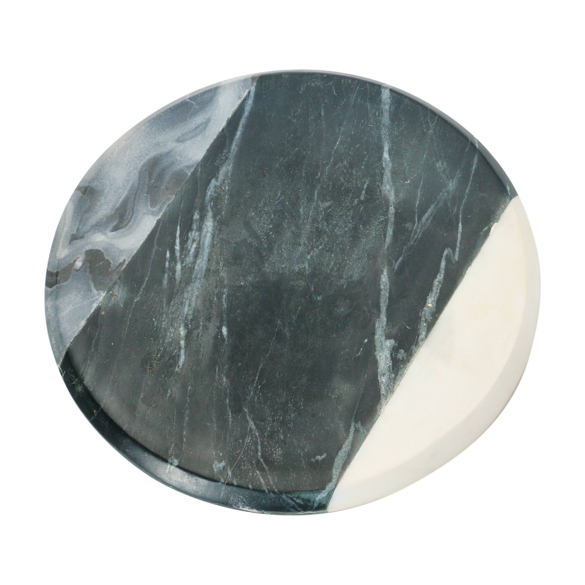 Hello Honey® 10" Gray, Black & White Marble Cheese & Cutting Board